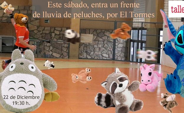 El BM Salamanca realiza este sábado su tradicional lluvia de peluches en el pabellón Río Tormes