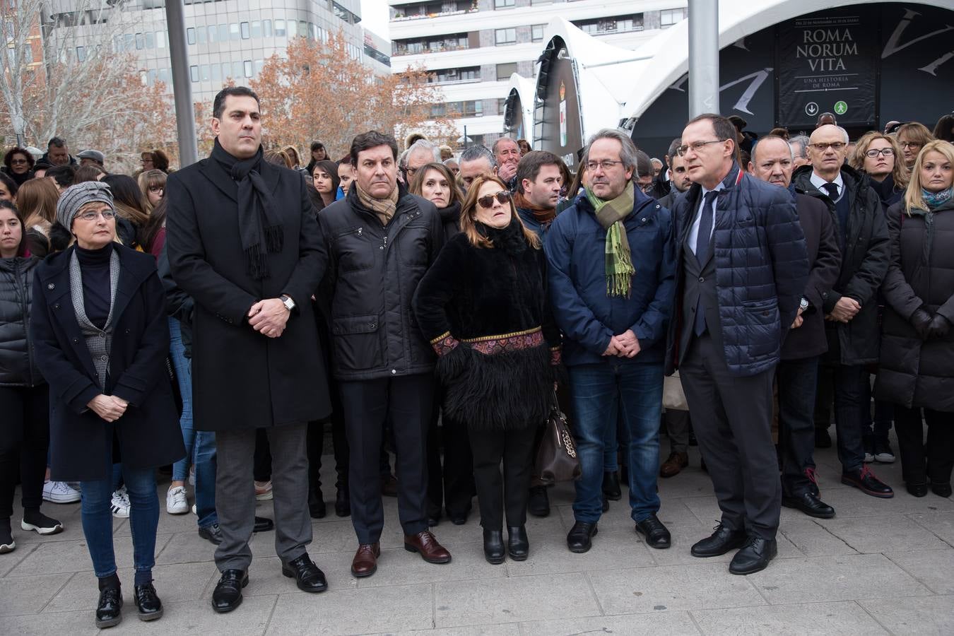 Concentración por la muerte de Laura Luelmo en Zamora.