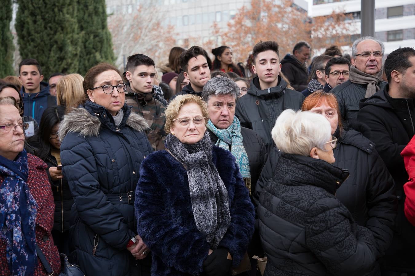 Concentración por la muerte de Laura Luelmo en Zamora.