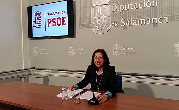 La diputada del PSOE, Carmen García. 