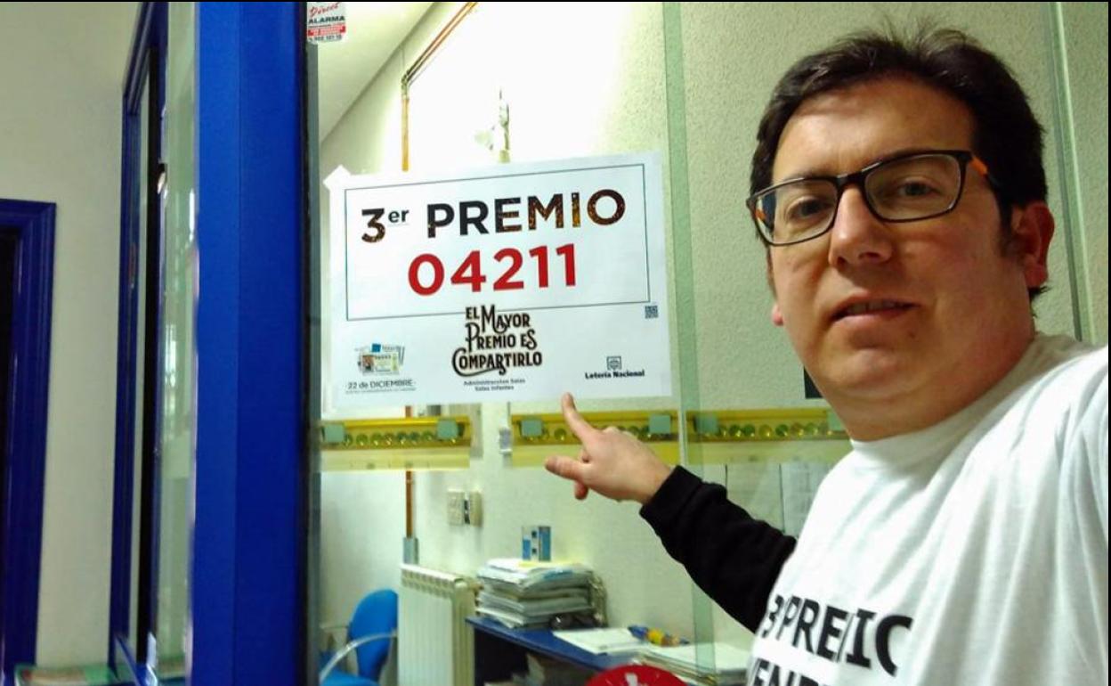 La administración de lotería 'La 4' ha sido la que ha suministrado el número del Orfeón Mirandés