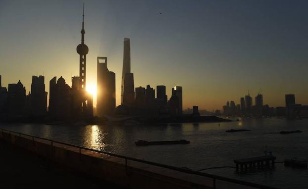 'Skyline' de Pudong, en Shanghai.