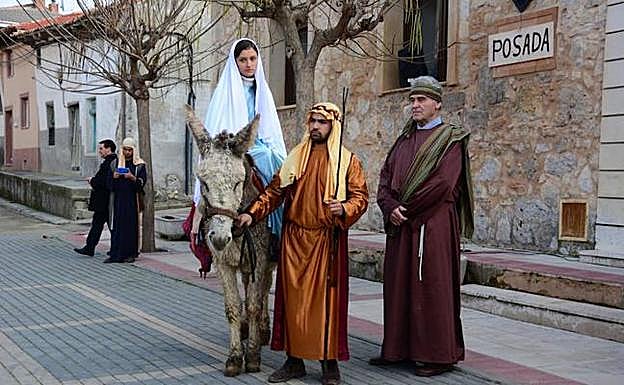 La Virgen y San José en Castrodeza.