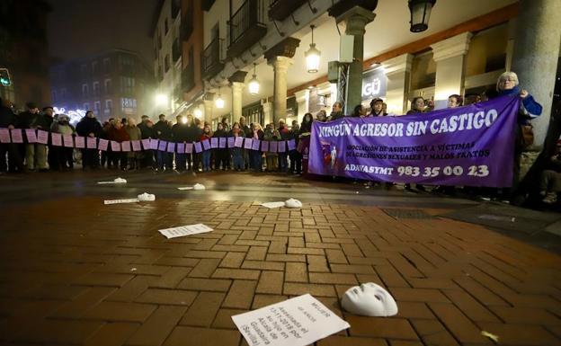 Concentracion contra la violencia machista.