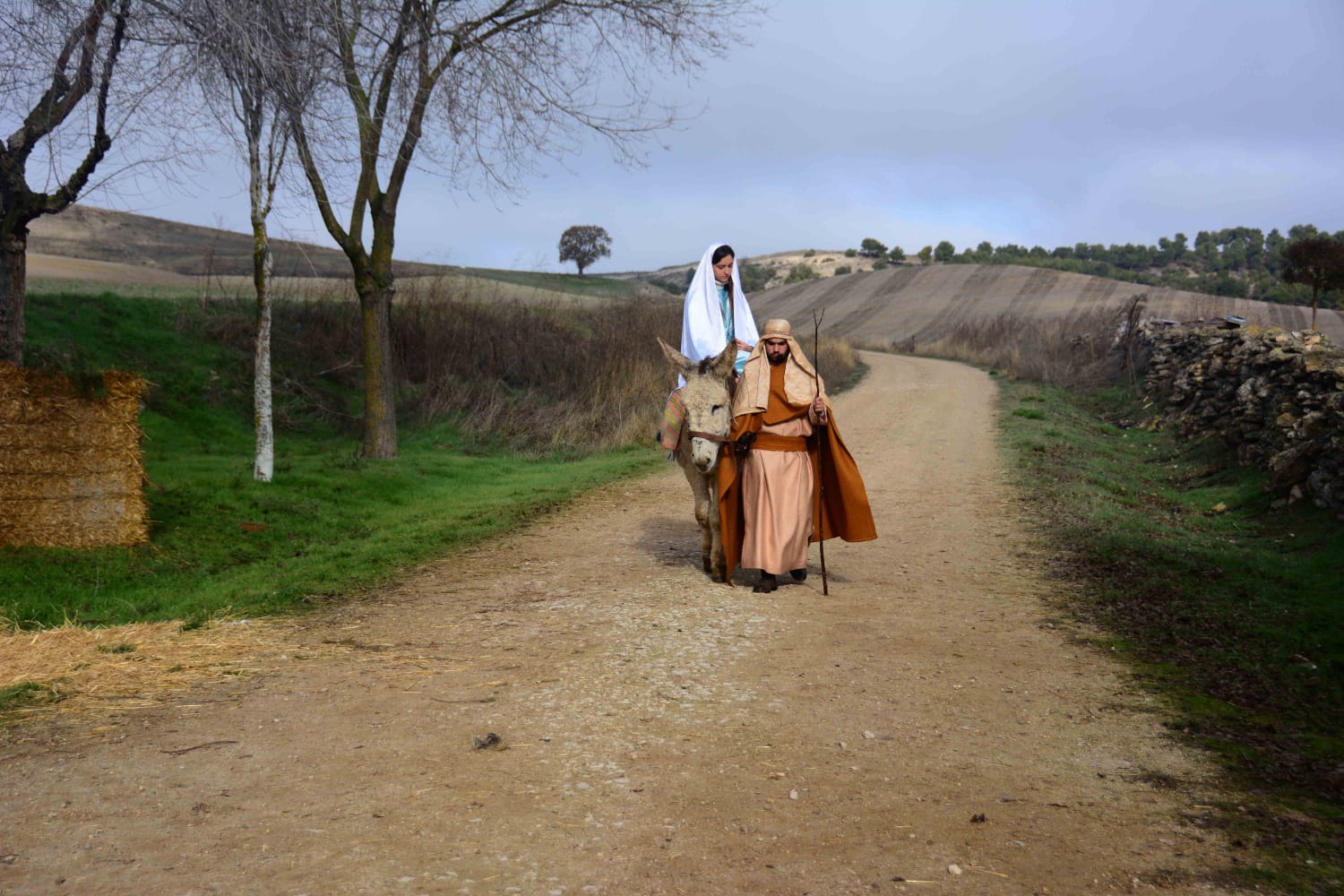 Sesenta actores y la representación de hasta 13 oficios castellanos se han dado cita en esta localidad de Torozos con motivo de la Navidad