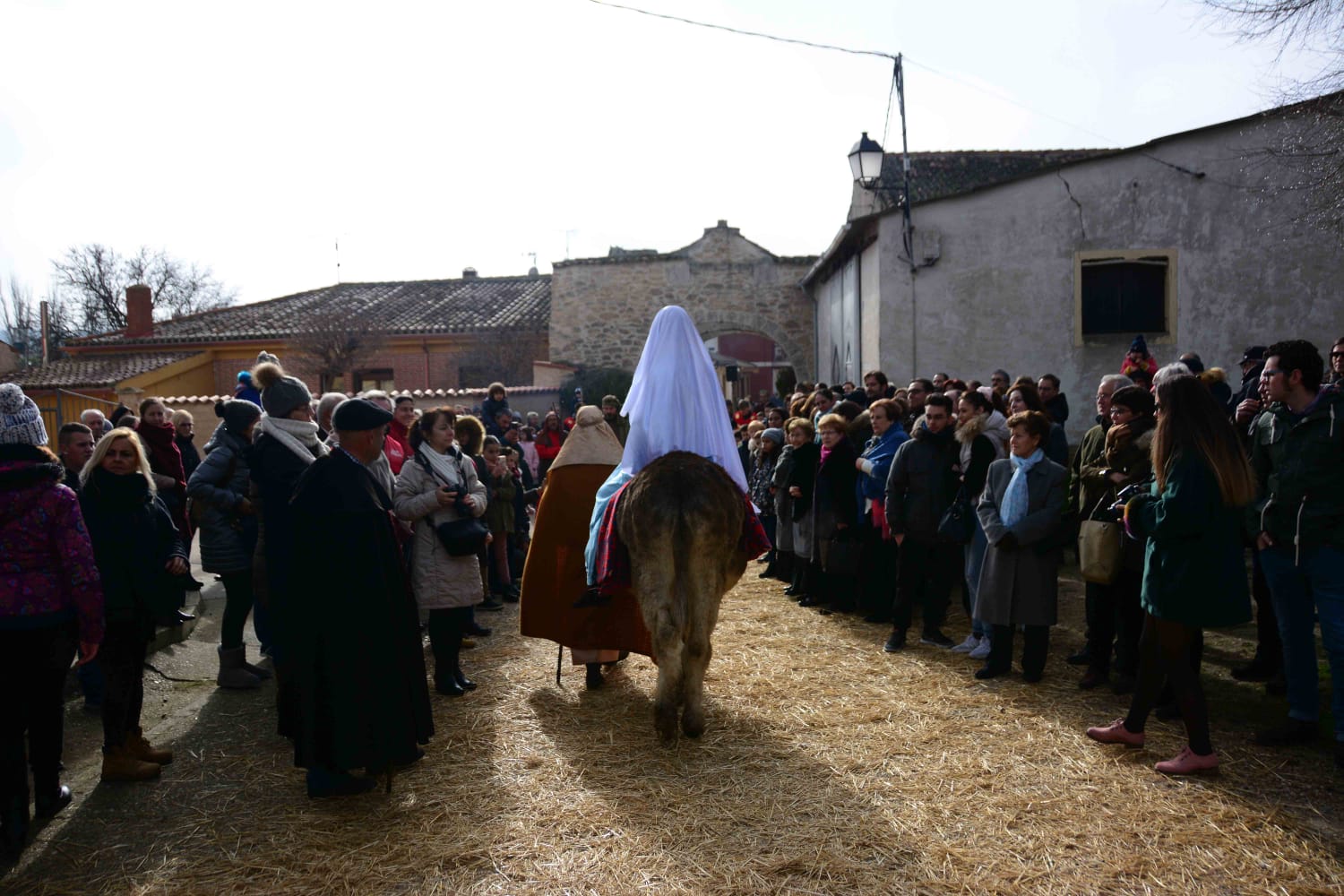 Sesenta actores y la representación de hasta 13 oficios castellanos se han dado cita en esta localidad de Torozos con motivo de la Navidad