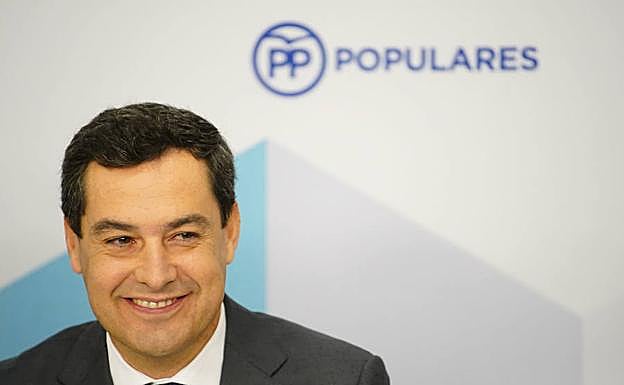 Juan Manuel Moreno Bonilla, líder del PP en Andalucía.