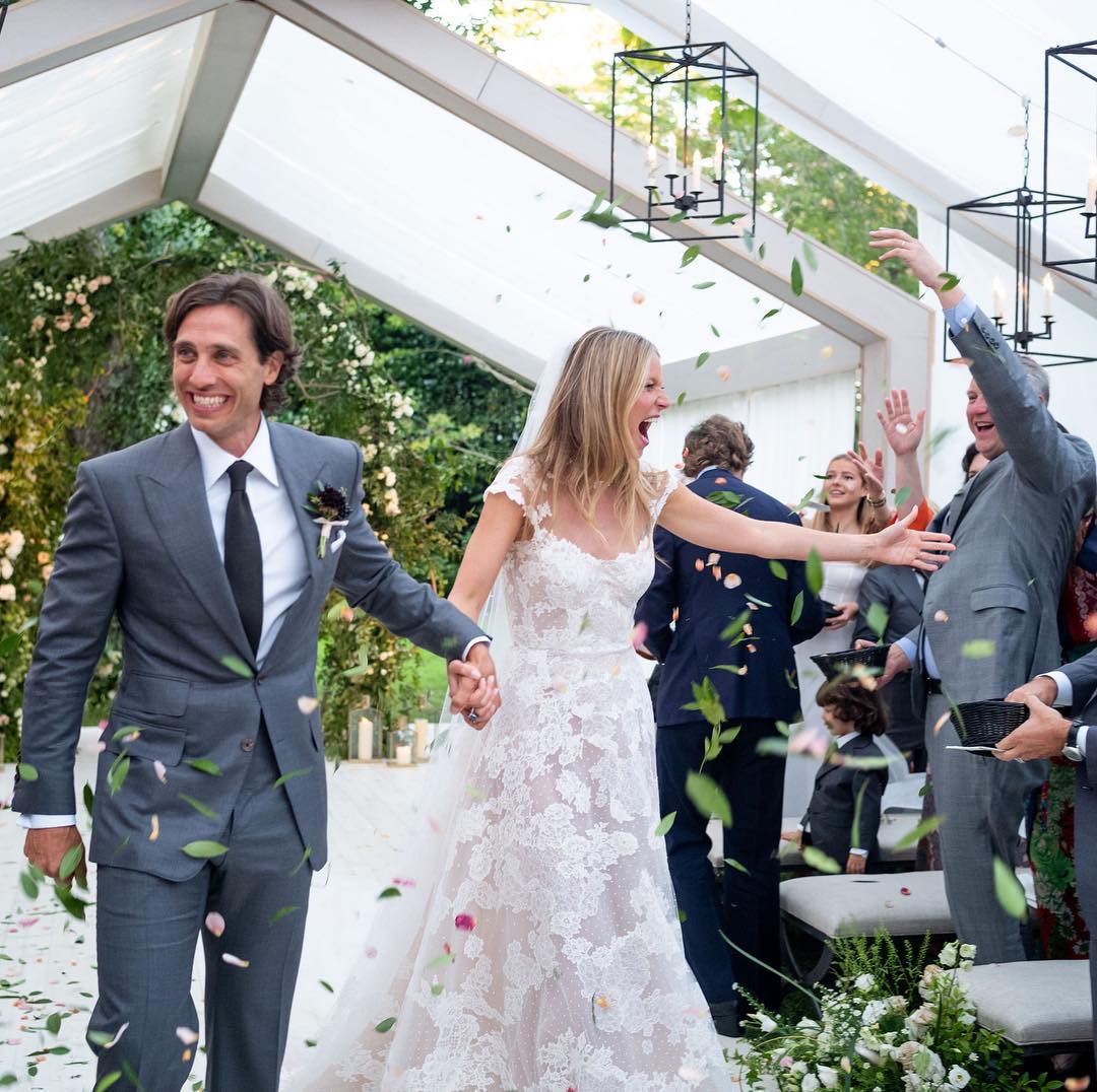 El sábado 29 de septiembre la actriz Gwyneth Paltrow vivía uno de los días más felices de su vida al contraer matrimonio con el director, guionista y productor Brad Falchuk.