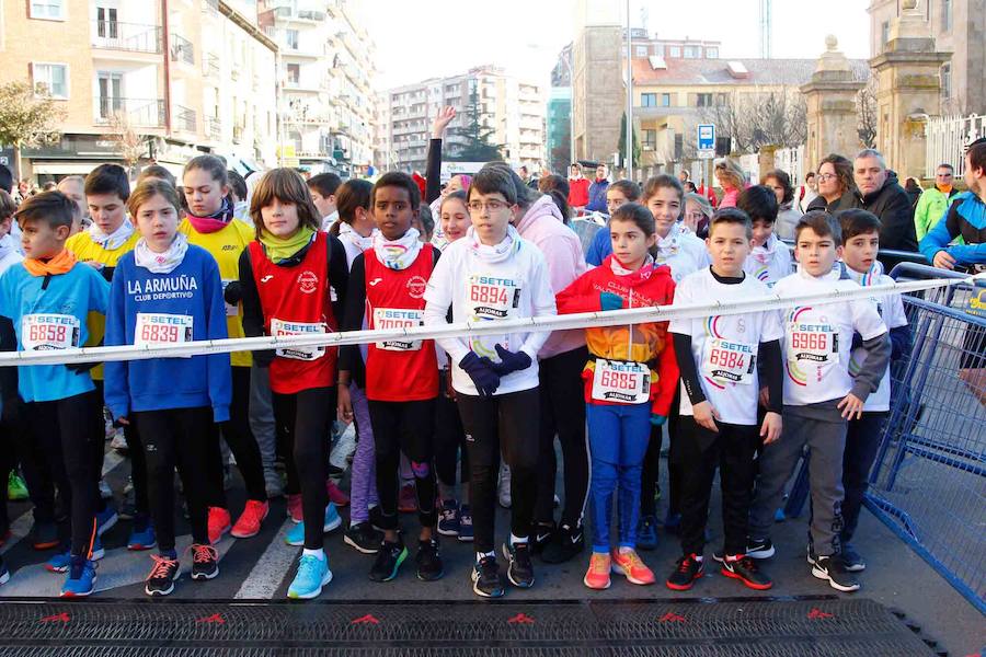 Fotos: Segunda carrera de niños de la San Silvestre salmantina