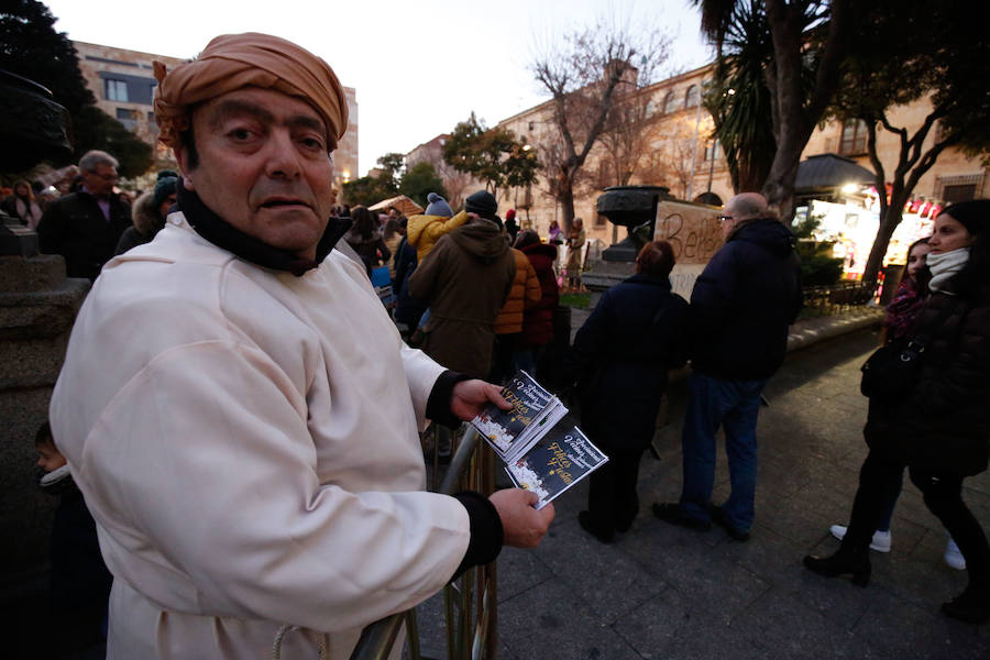 Fotos: Belén viviente en la Plaza de los Bandos de Salamanca