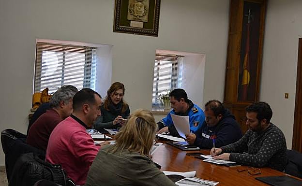 Reunión de coordinación y seguridad para la Cabalgata. 