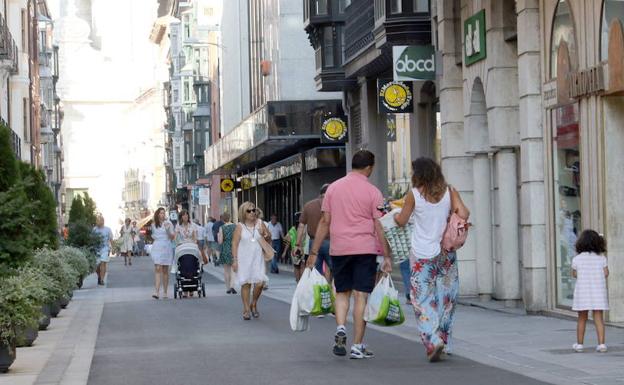 La calle Regalado, peatonal.