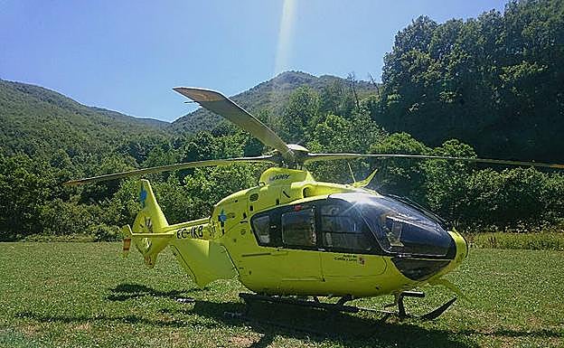 Helicóptero medicalizado.