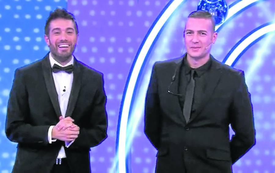 Israel Durán, el pasado lunes con Dani Martínez en el programa 'El concurso del año'. 