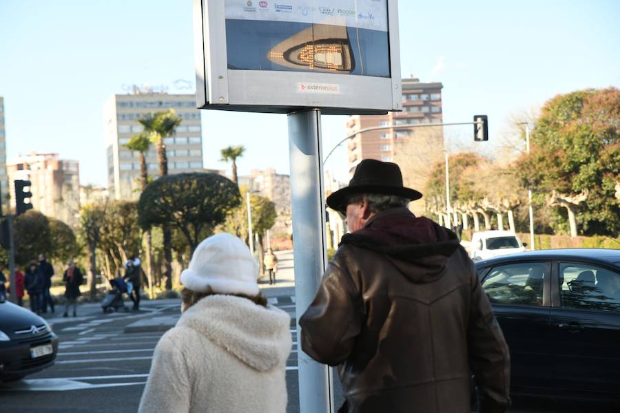 Helada en Valladolid.