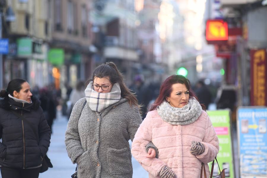 Helada en Valladolid.