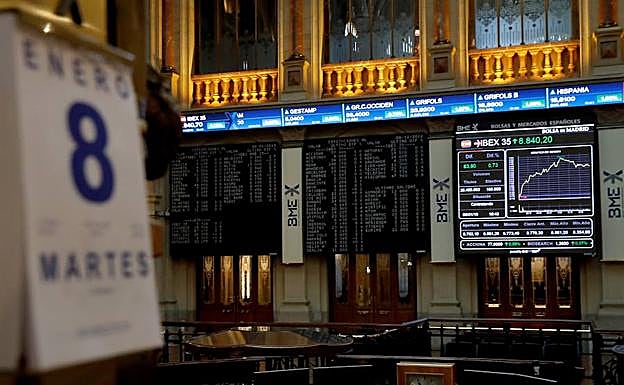 El Ibex-35 cerró la sesión asentado sobre los 8.800 puntos
