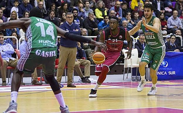 Partido entre CBC Valladolid y Levitec Huesca la temporada pasada en el polideportivo Pisuerga de Valladolid. 