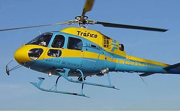 Helicóptero Pegasus de la Dirección General de Tráfico.