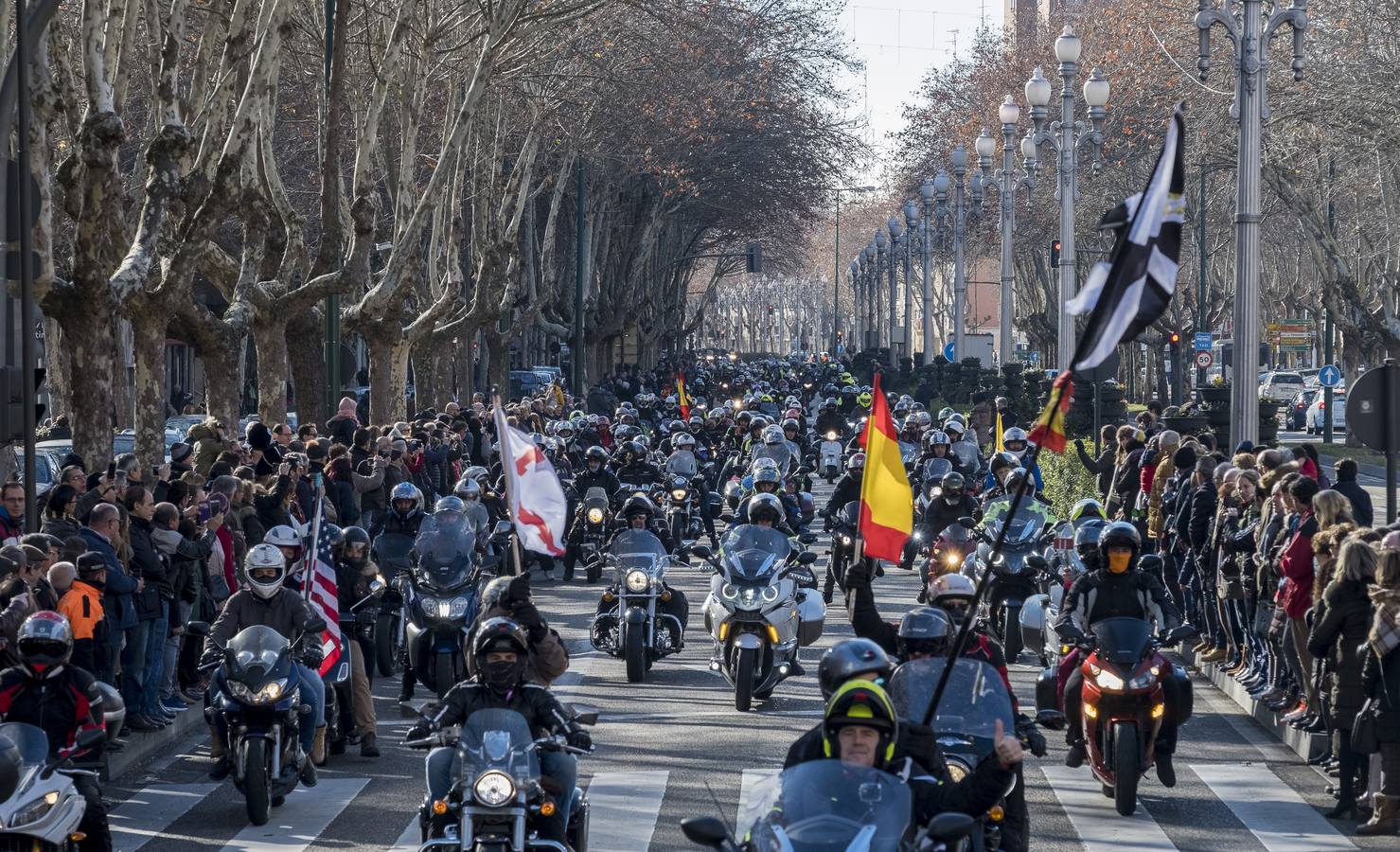 Fotos: Desfile de banderas de Pingüinos 2019