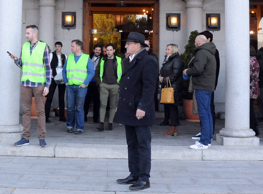 Fotos: Protesta contra el acto de Vox en Segovia