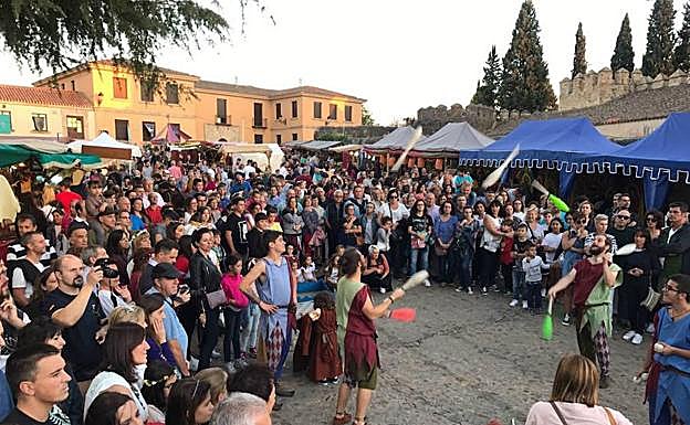 Numeroso público respaldó la pasada Feria Medieval.