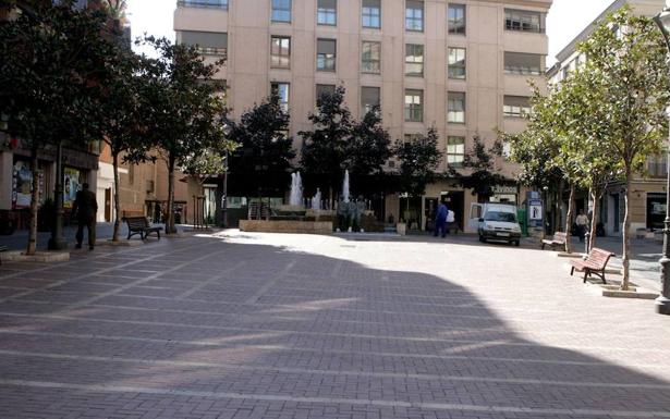 Plaza Martí y Monsó, cerca del lugar donde se produjo la pelea.