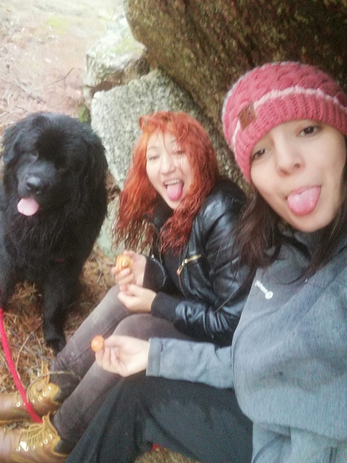Pilar, Chus y mi bebé Brom.
