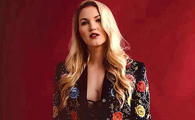 La cantante norteamericana Ashaley Campbell.