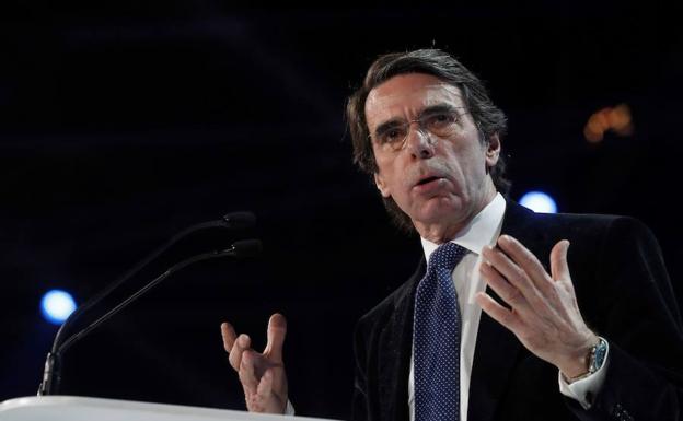 José María Aznar, expresidente del Gobierno.