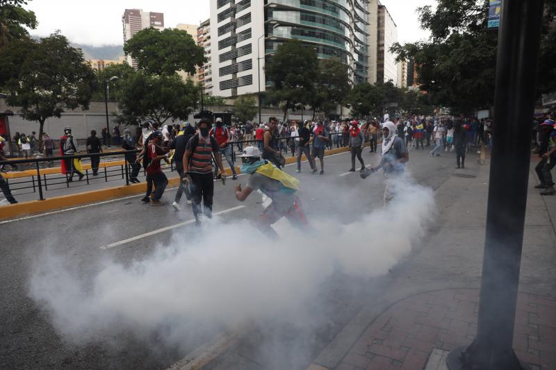 Fotos: Enfrentamientos en Venezuela tras la autoproclamación de Juan Guaidó