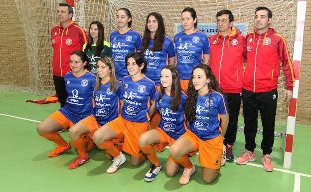 Equipo femenino del CD San Cristóbal.