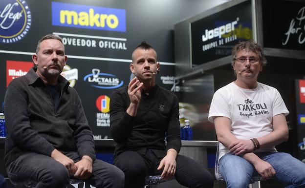 Albert Adrià, Dabiz Muñoz y Andoni Luis Aduriz. 