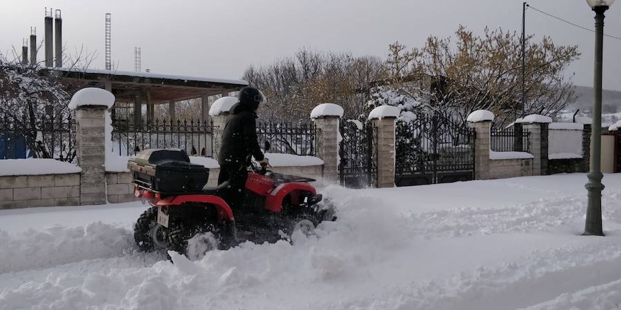 Fotos: Temporal de nieve en Guardo