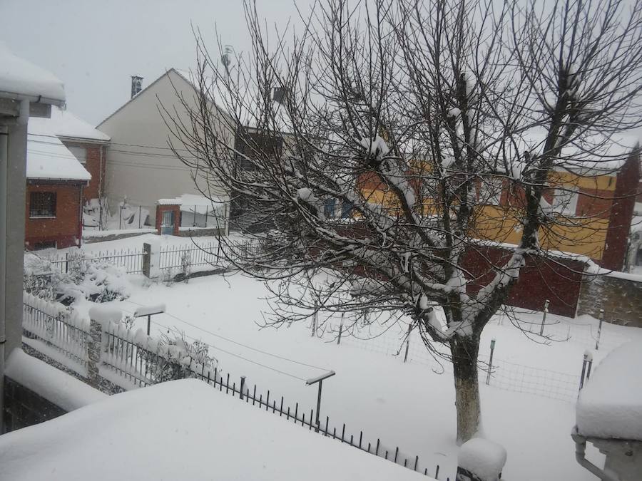 Fotos: Temporal de nieve en Guardo