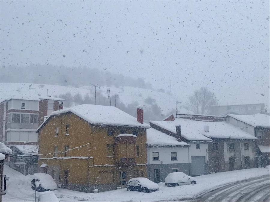Fotos: Temporal de nieve en Guardo