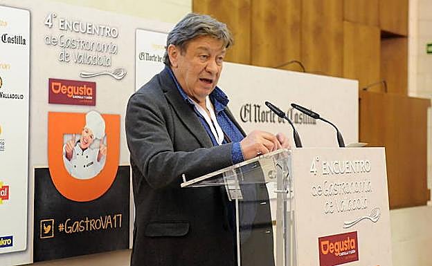 Luis Cepeda, en un congreso Degusta en Fuensaldaña. 
