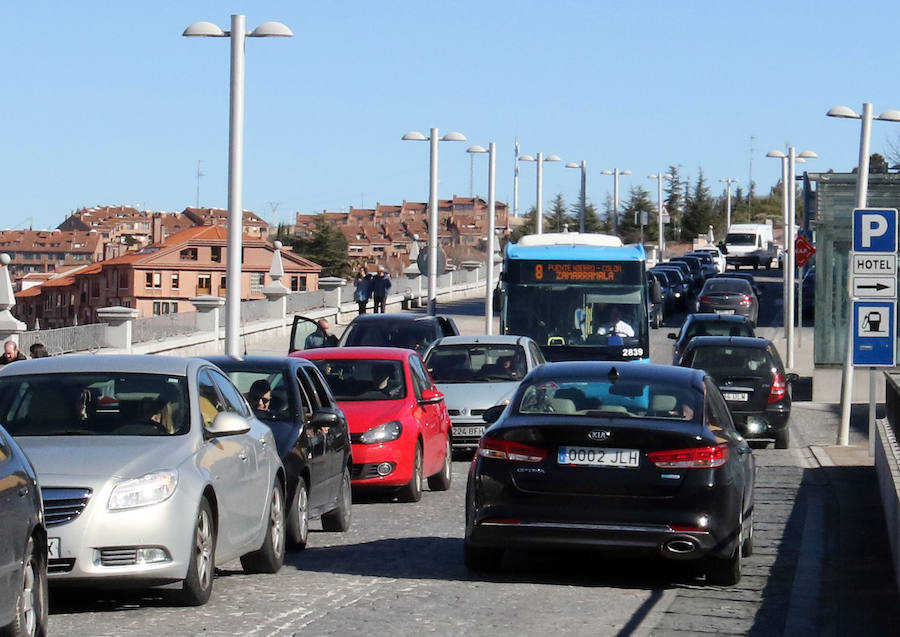 Avenida de Padre Claret, una de las vías más ruidosas de la ciudad.