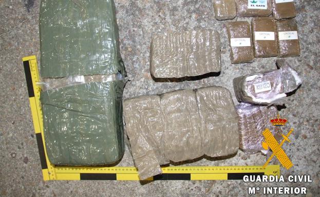 Detenido en Ituero de Azaba con 10,4 kilos de hachís
