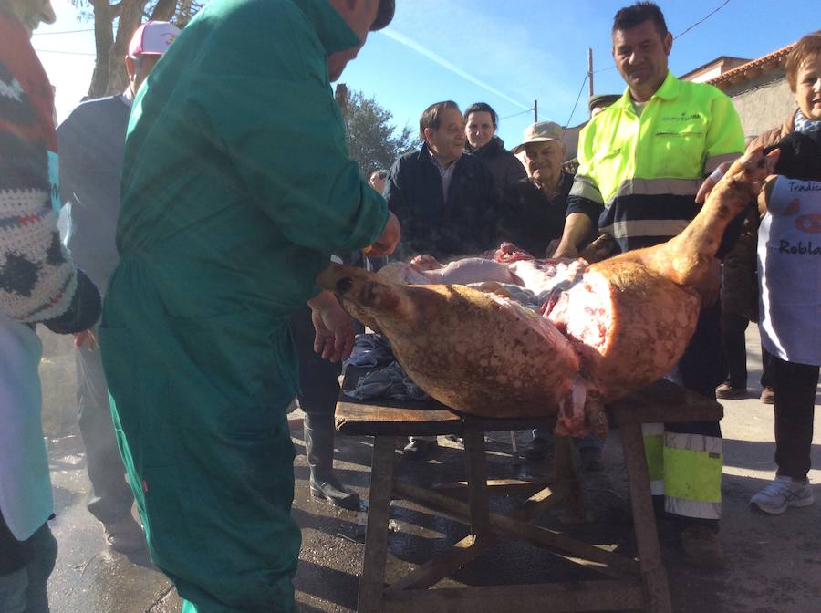 Fotos: Robladillo celebra su tradicional matanza