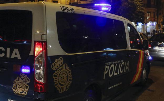 Vehículo de la Policía Nacional.