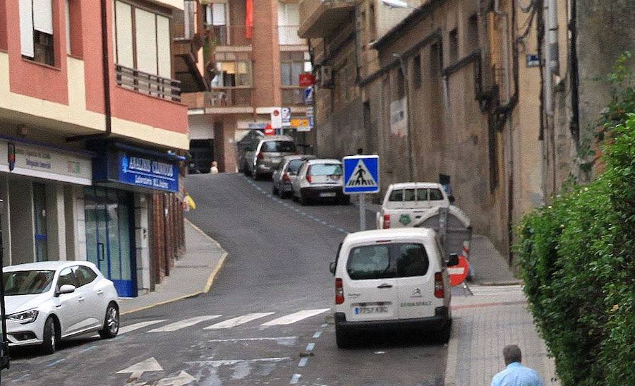 Calle Antonio Machado, donde se produjo el atropello.