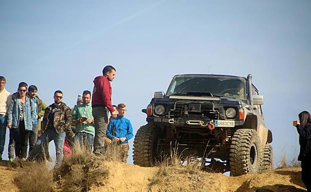 Un participante, en una parte del circuito. 