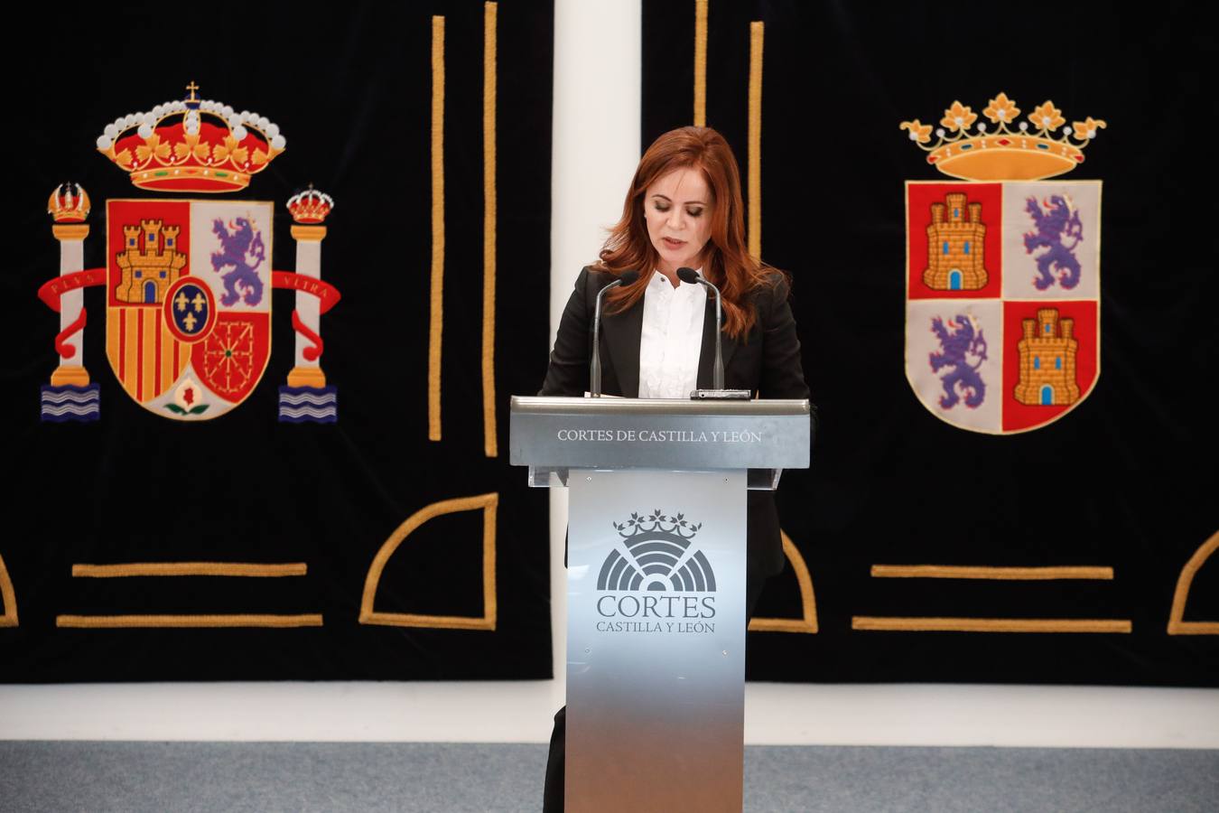 La presidenta de las Cortes que profirió duros reproches contra el presidente regional del PP Alfonso Fernández Mañueco, abandona su cargo como procuradora y se da de baja como militante del PP