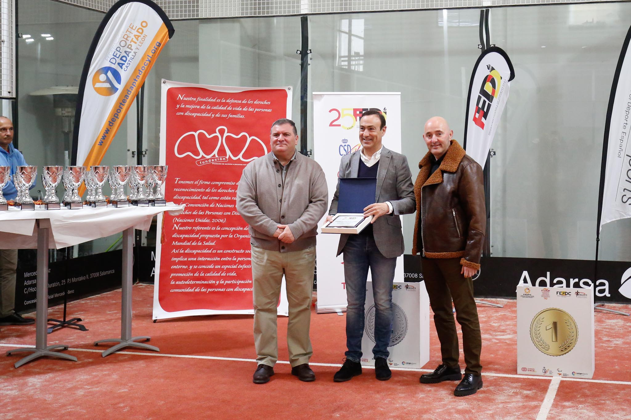 Fotos: Entrega de premios del VI Campeonato de España de Pádel Adaptado