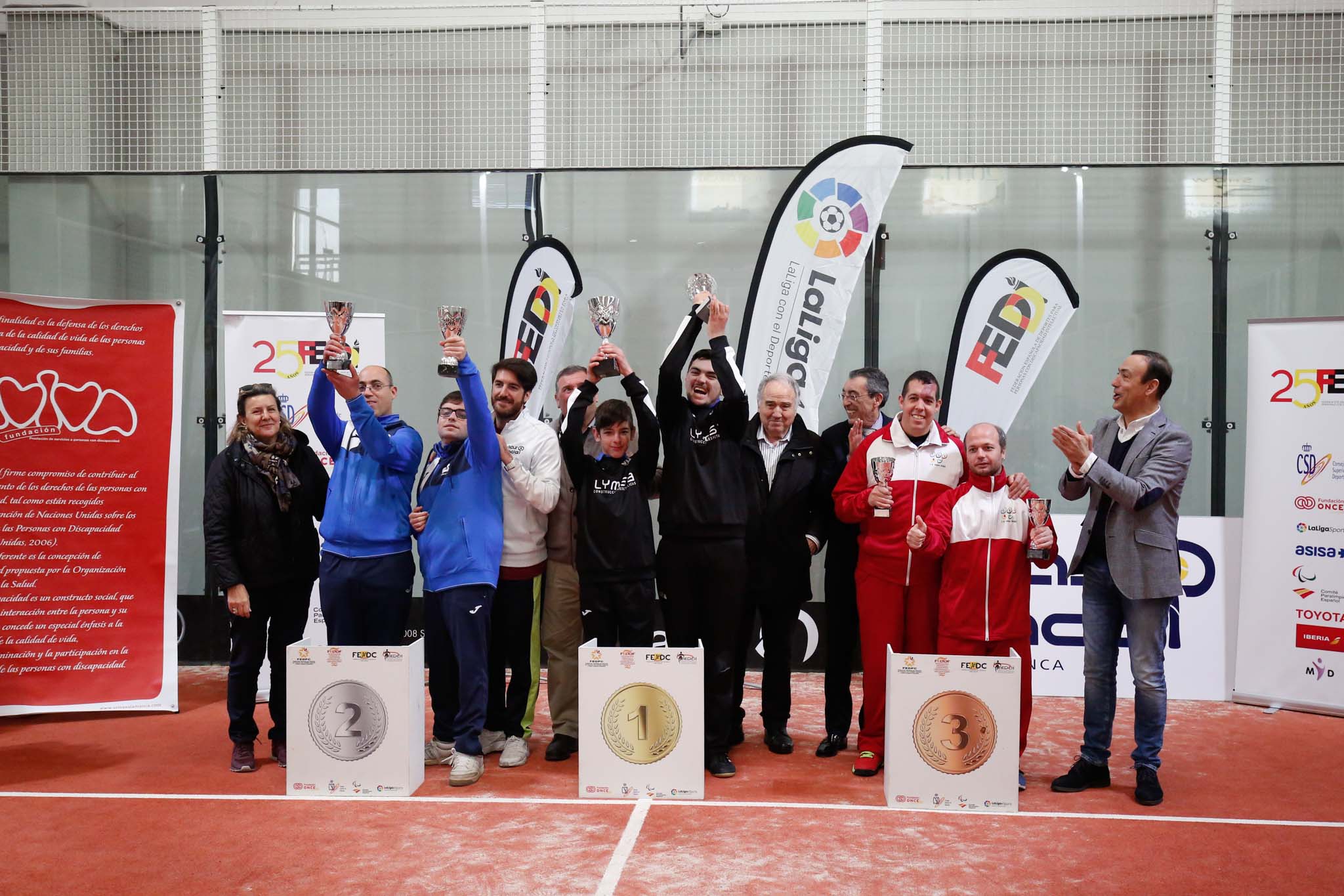 Fotos: Entrega de premios del VI Campeonato de España de Pádel Adaptado