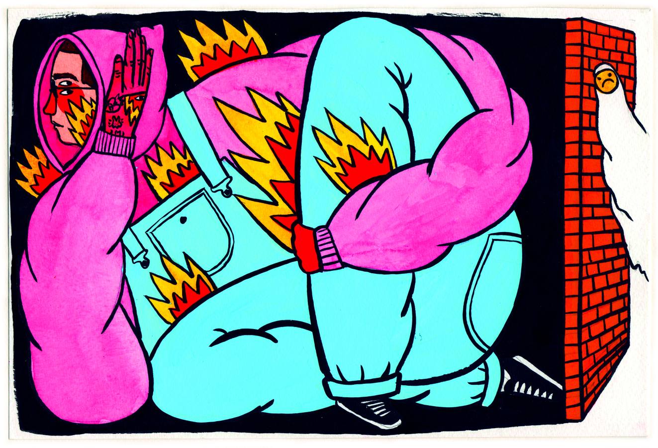 Una narración ilustrada de su infancia y juventud jalonada por los demonios de la depresión y el antídoto de un hijo