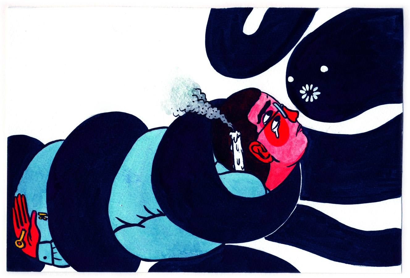 Una narración ilustrada de su infancia y juventud jalonada por los demonios de la depresión y el antídoto de un hijo