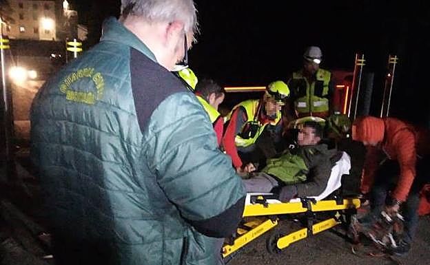 Rescate de la Guardia Civil en el camino Smith. 