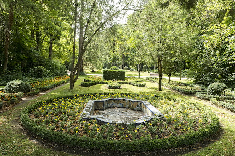 Uno de los jardines del Campo Grande. 